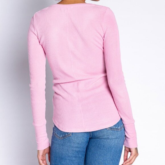 Textured Essentials Long Sleeve Top - Picture 2 of 2